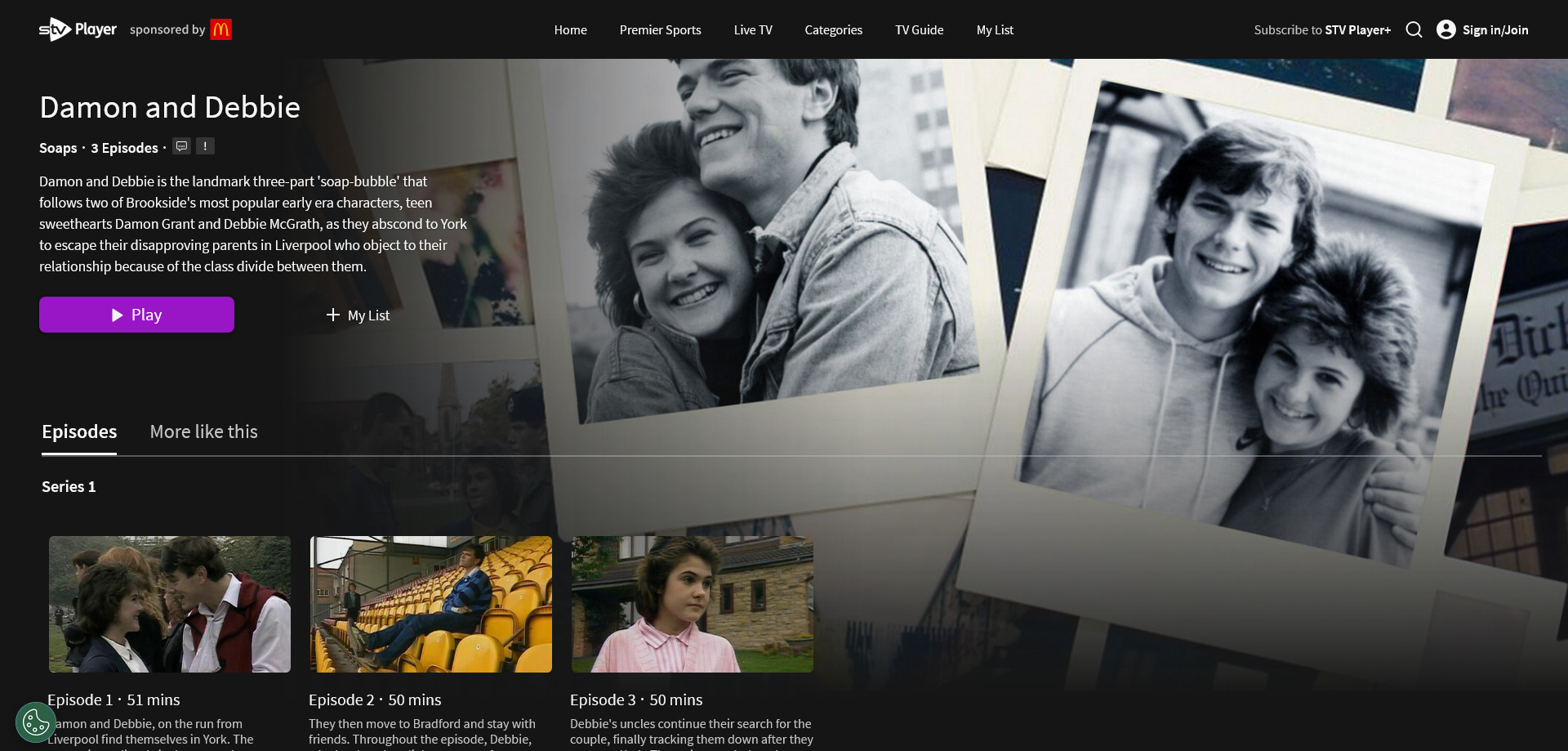 STV player screenshot